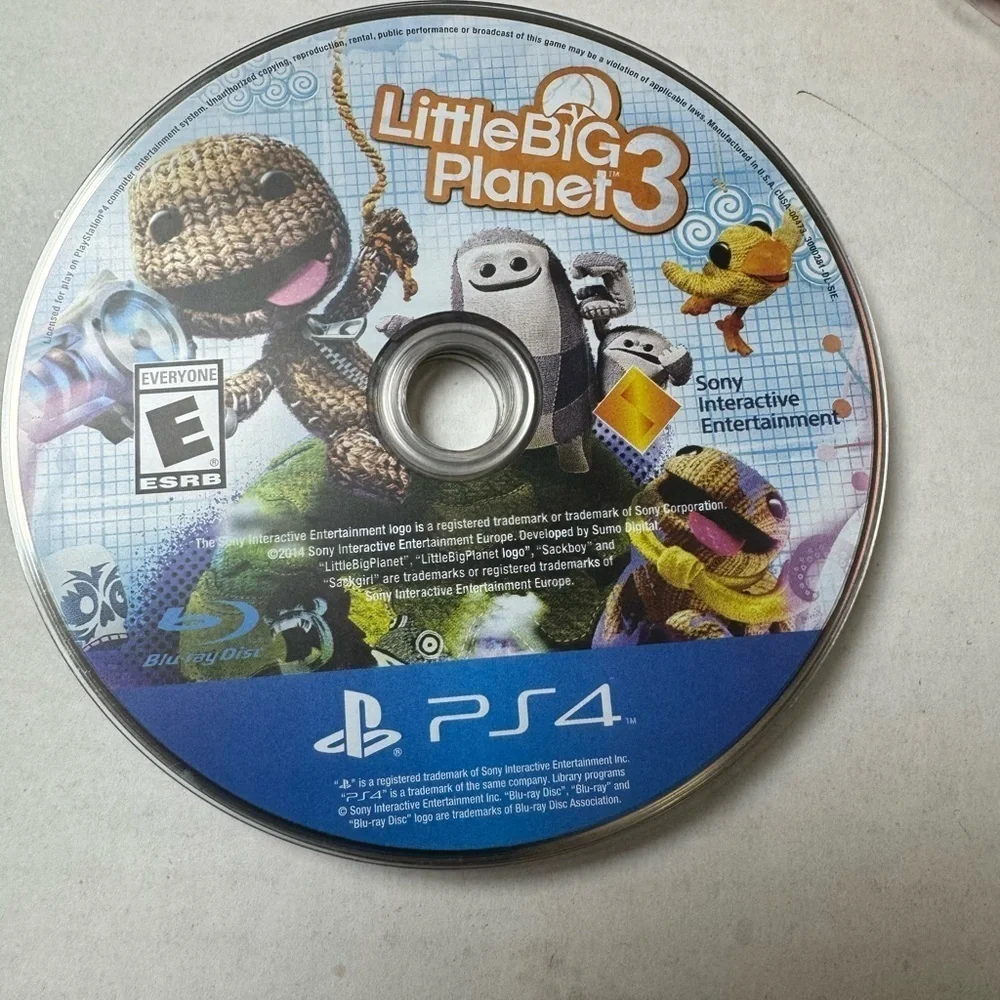 Little Big Planet 3 Sony PlayStation 3 2014 PS3 Disc Only